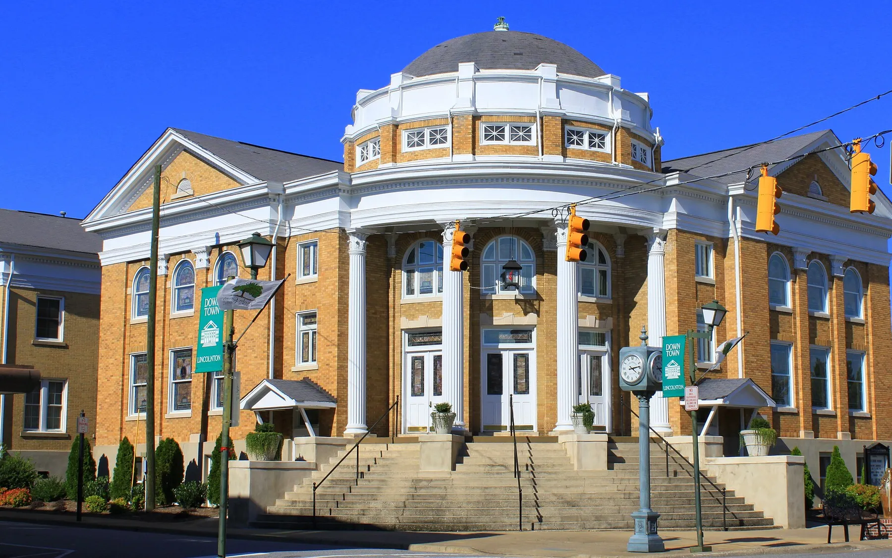 First United Methodist Church on East Main Street, Lincolnton
